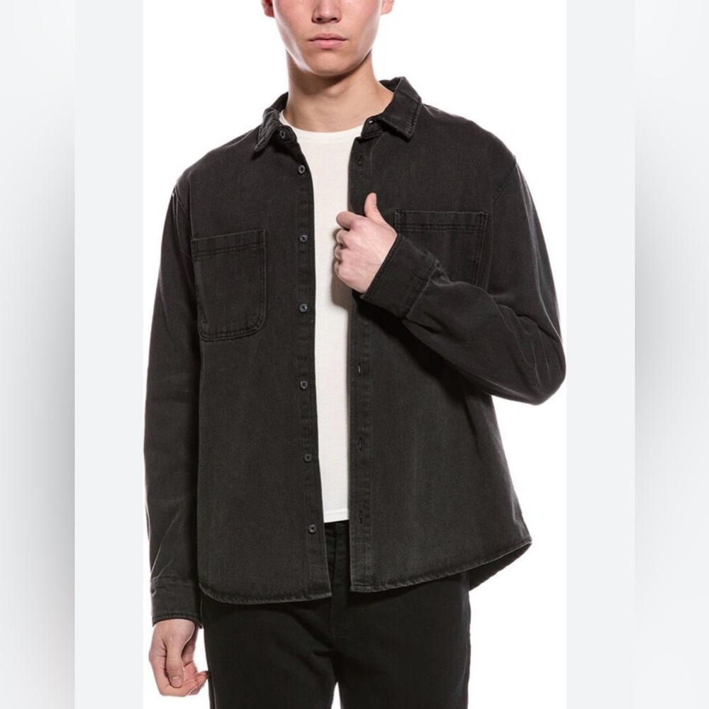 Slate & Stone Men's Black Denim Shirt size Large new with tags